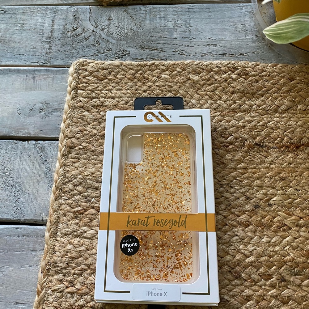 Case.mate Karat Rose Gold iPhone X/XS Phone Case💕 - Picture 2 of 4